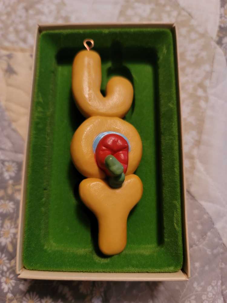 Tree Trimmer JOY 1978  ornament collectible - Main Image 2
