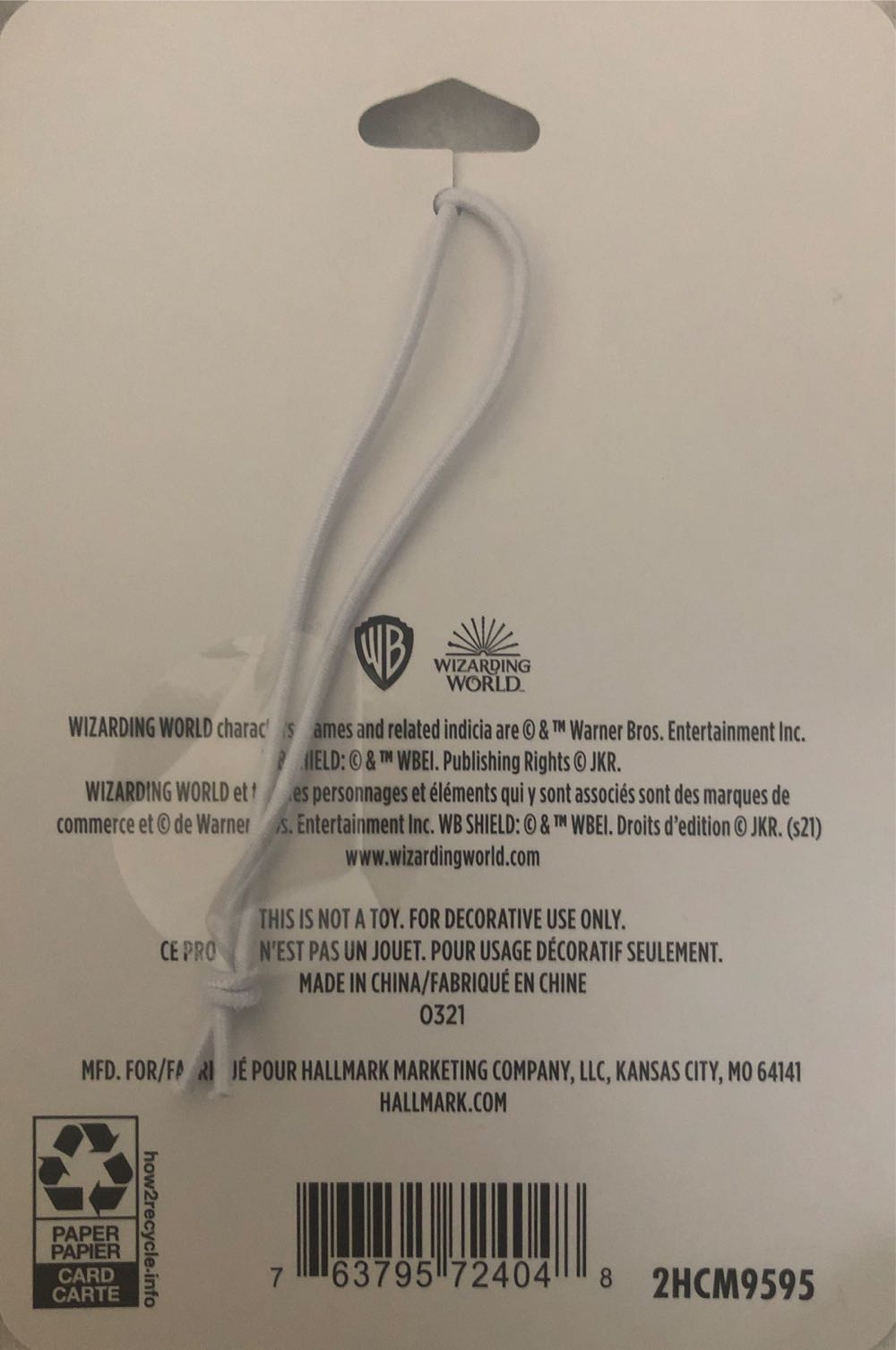 Harry Potter Metal  (Harry Potter) ornament collectible [Barcode 763795724048] - Main Image 2