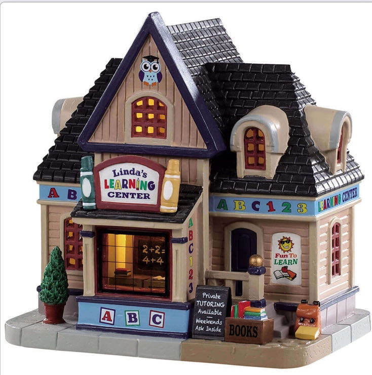 95540 Linda’s Learning Center - Lemax Village (Building) ornament collectible - Main Image 1