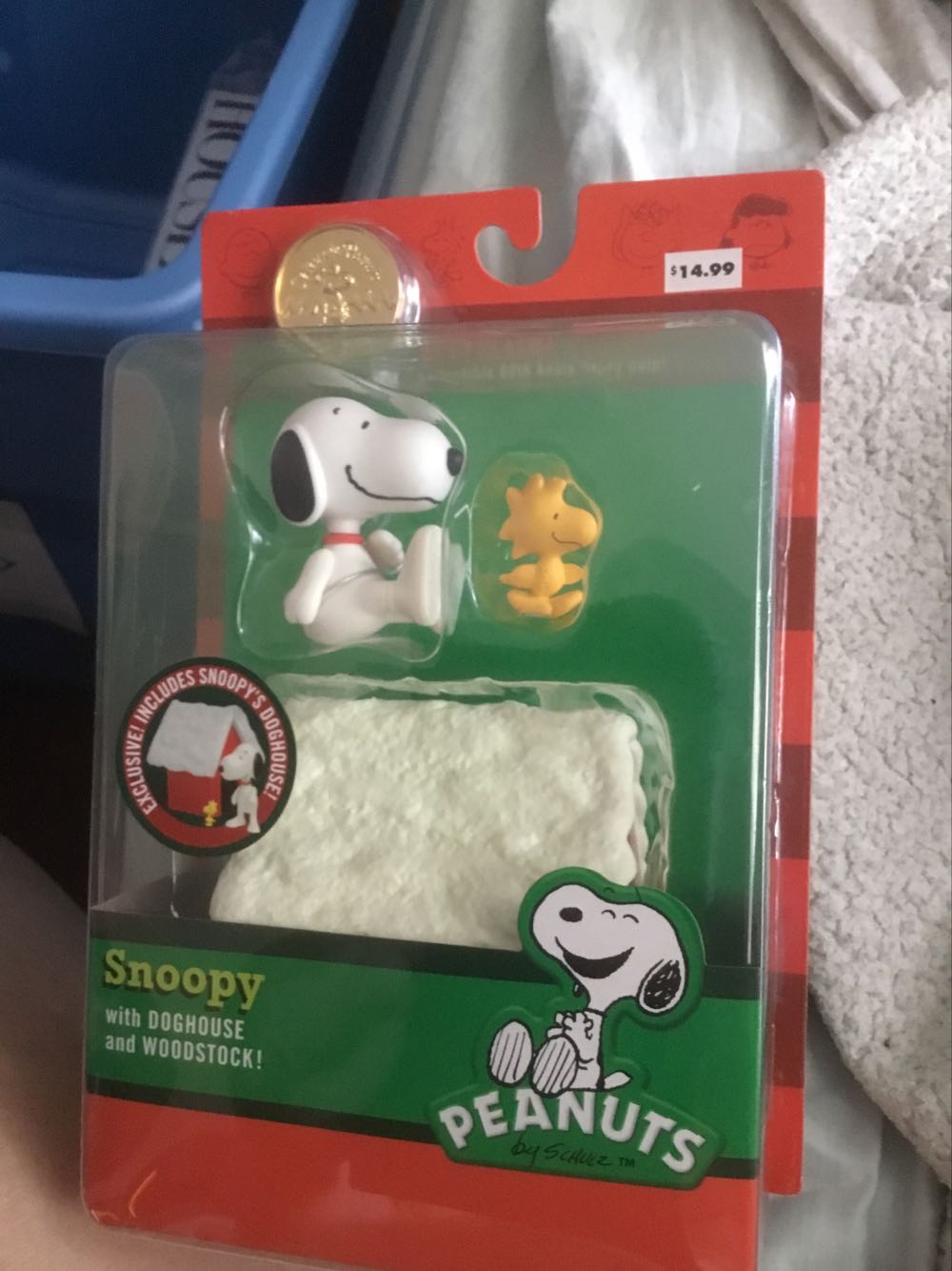 Snoopy With Dog House And Snoopy  (Peanuts Christmas) ornament collectible [Barcode 879104012109] - Main Image 1