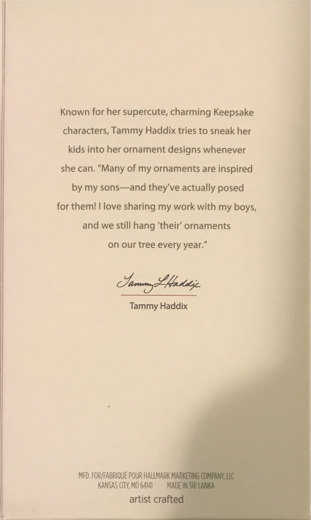 Son - Son (Family) ornament collectible [Barcode 763795297078] - Main Image 2