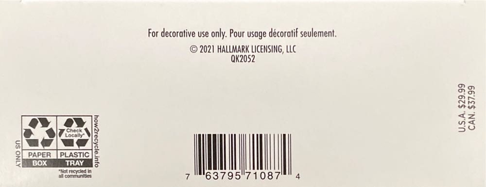 Stunning Snowflake - Snowflake ornament collectible [Barcode 763795710874] - Main Image 4