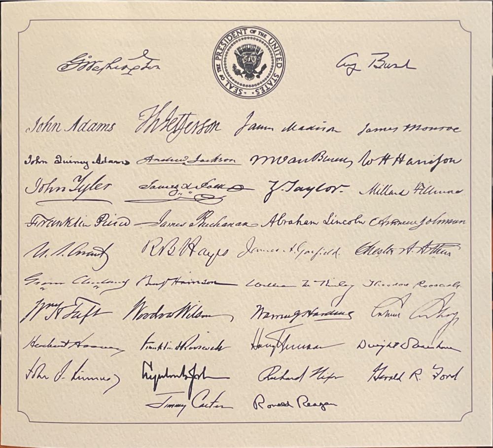 White House 1989 Ornament - White House Christmas Ornaments (Presidential Bicentennial) ornament collectible - Main Image 3