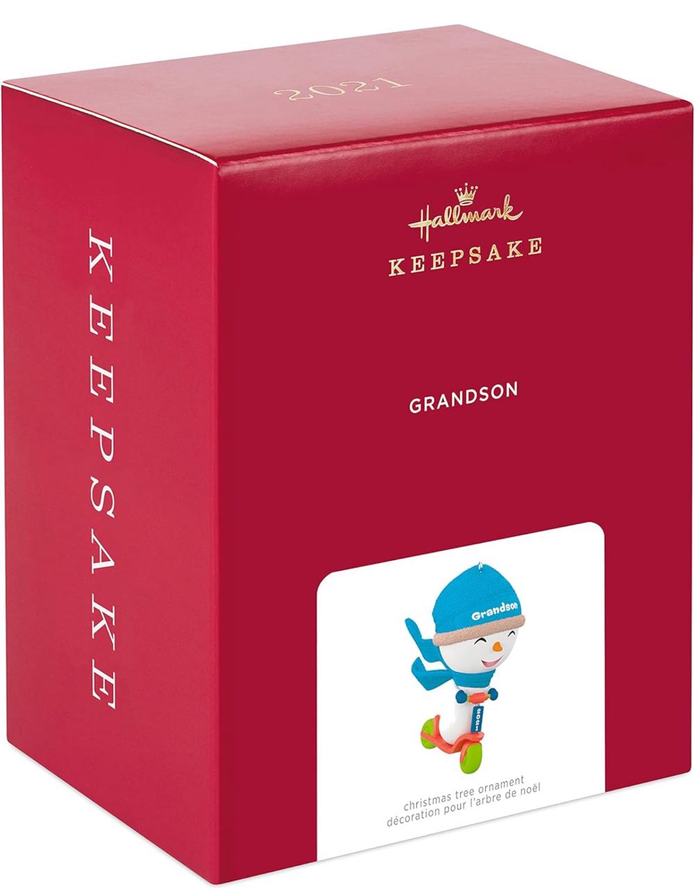 Grandson 2021 - Grandson ornament collectible [Barcode 763795655687] - Main Image 3