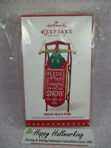 Hallmark Snow Much Fun Repaint Charter Members - KOC Event Repaint ornament collectible - Main Image 2
