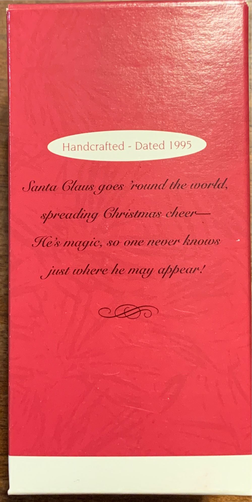 Santa in Paris  (Santa, World) ornament collectible [Barcode 015012262346] - Main Image 2