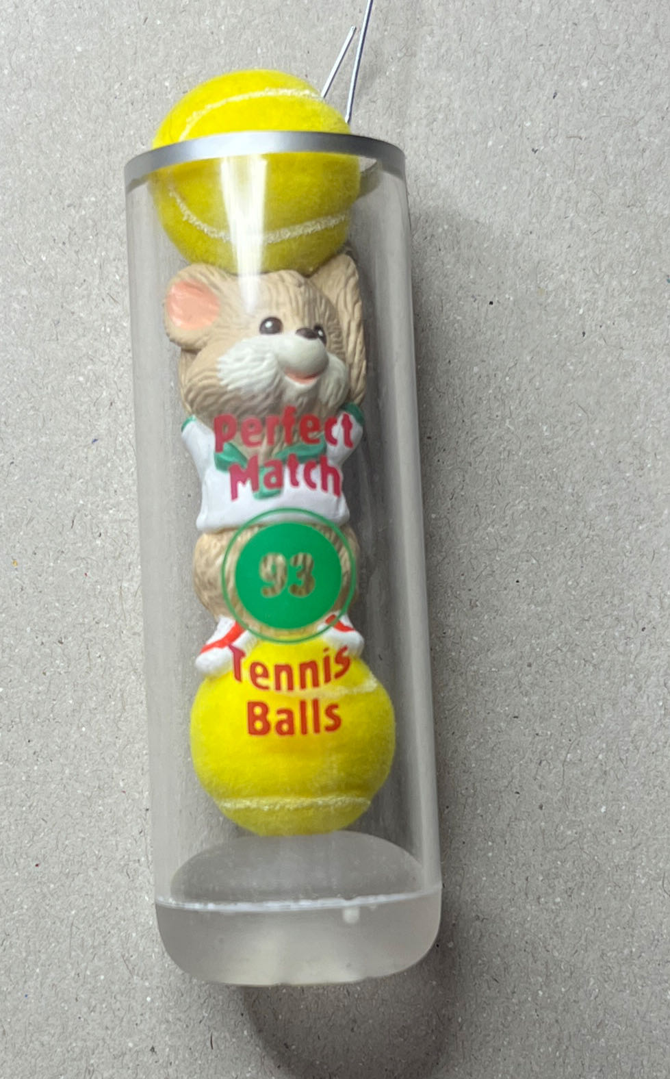 Perfect Match  (Mouse- Tennis Ball- Sports) ornament collectible [Barcode 015012072945] - Main Image 3