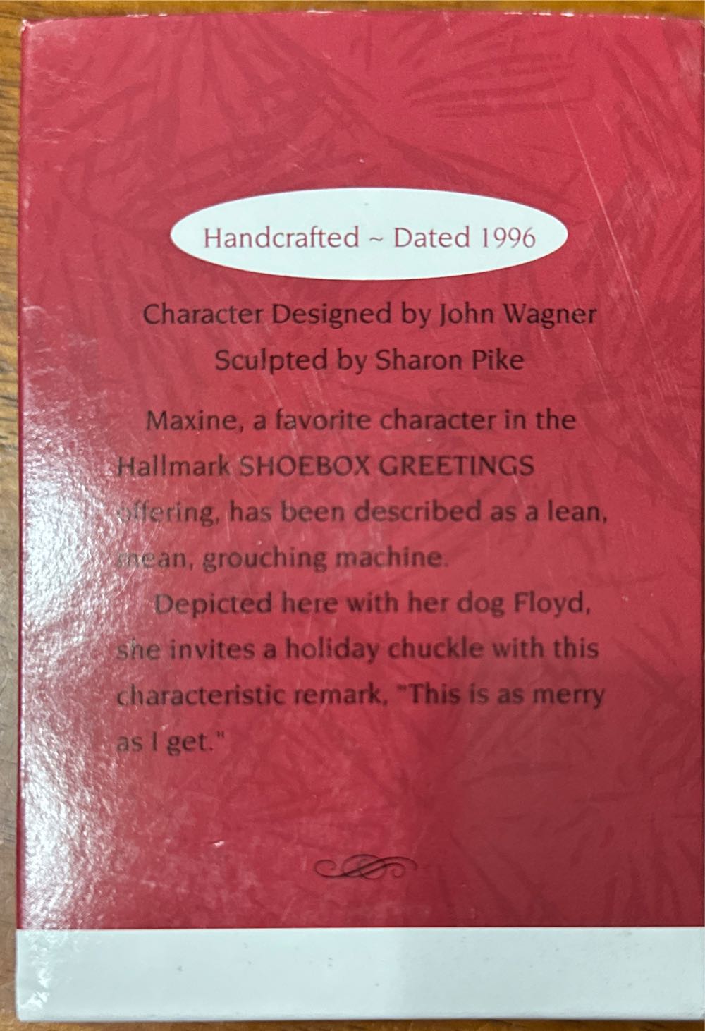 Maxine - Maxine (Maxine) ornament collectible [Barcode 015012370997] - Main Image 2