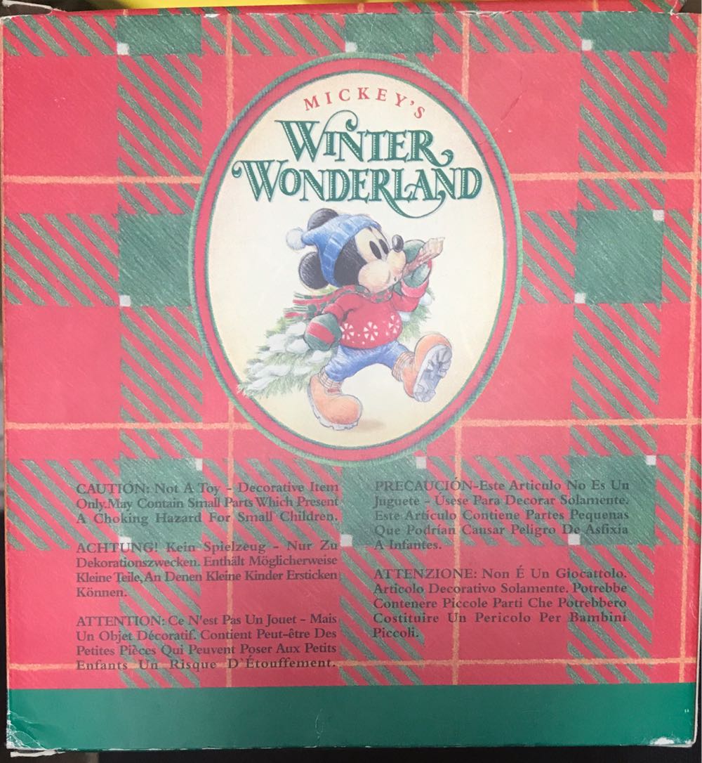 Goofy Ribbon  (Mickey’s Winter Wonderland) ornament collectible [Barcode 417037250856] - Main Image 2