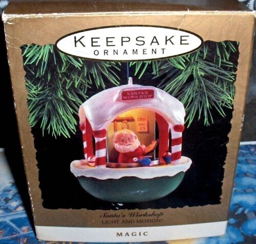 Santas Workshop - Magic Light And Motion (Santa) ornament collectible [Barcode 015012026344] - Main Image 2