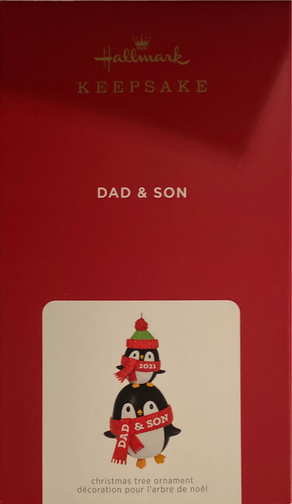 Dad & Son Penguins - Family ornament collectible [Barcode 763795658855] - Main Image 2