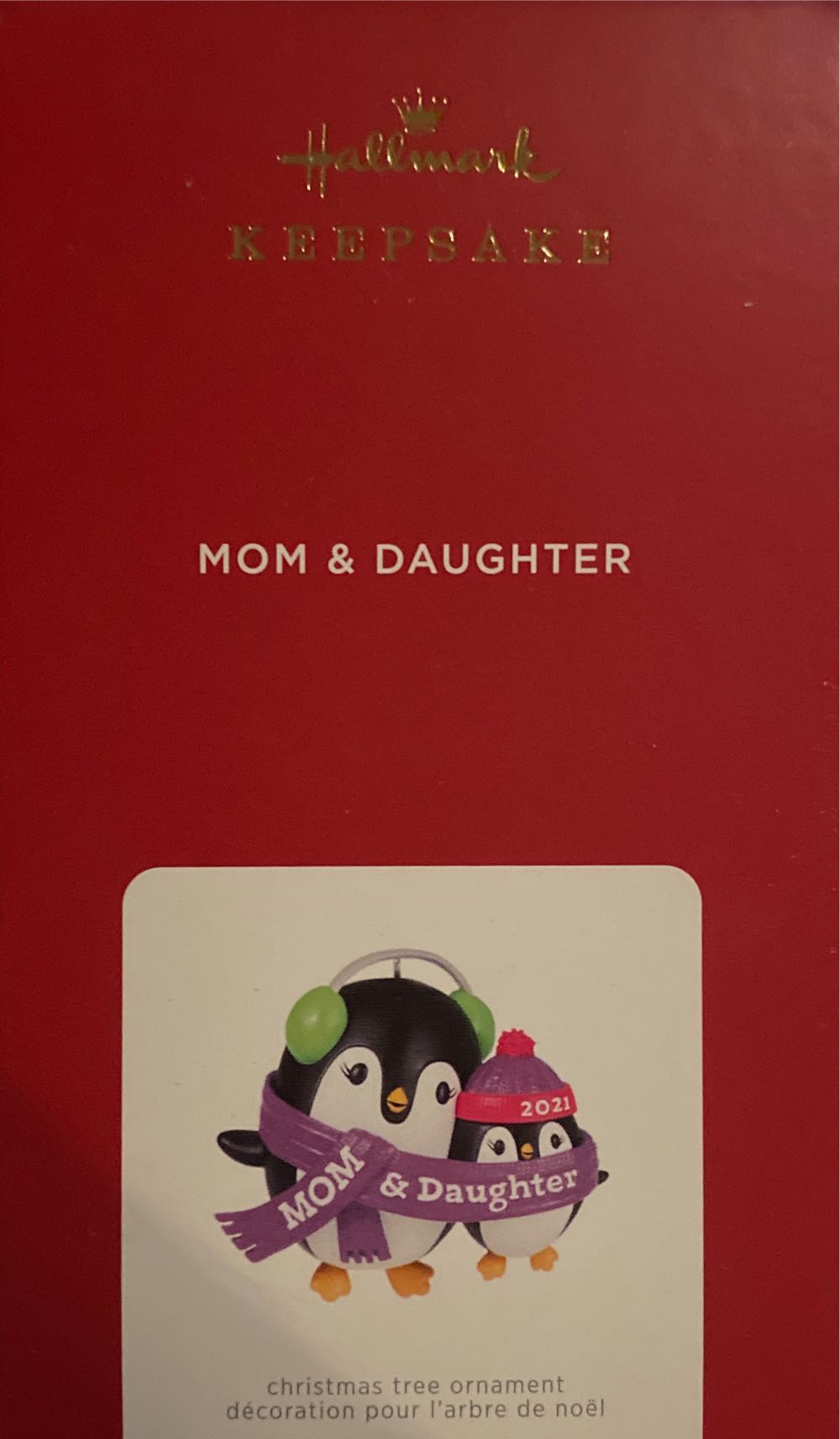Penguin Mom & Daughter Penguins - Mother/Daughter ornament collectible [Barcode 763795658848] - Main Image 2