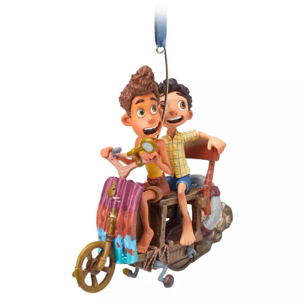 Pixar 24 - Luca: “LUCA & ALBERTO” Sketchbook Ornament - Disney•Pixar Luca (Hanging Ornament) ornament collectible [Barcode 465064012466] - Main Image 3