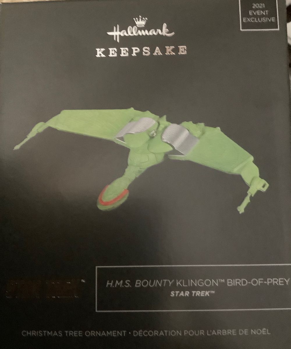 H.M.S. Bounty Klingon Bird-of-Prey Hallmark Keepsake Ornament - Star Trek III: The Search For Spock (Star Trek) ornament collectible - Main Image 3