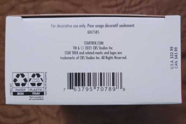 La Sirena Picard - Star Trek (star trek picard) ornament collectible [Barcode 763795707898] - Main Image 4