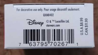 Star Wars 2021 Han Solo - Star  Wars (Star Wars) ornament collectible [Barcode 763795702671] - Main Image 4