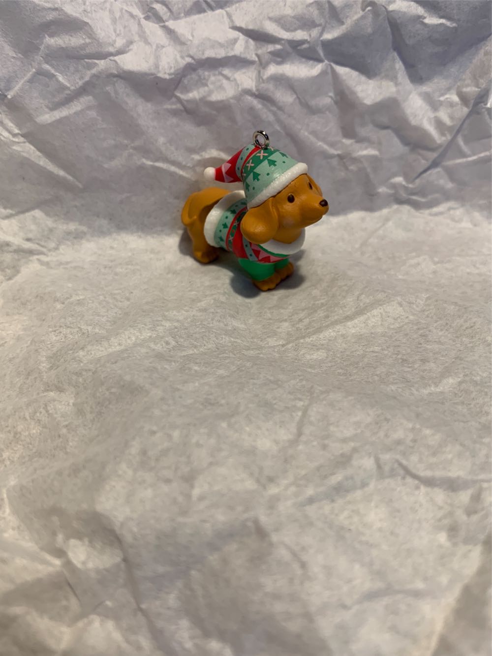 Dressed Up Dachshund - Miniature (Dogs) ornament collectible [Barcode 763795675654] - Main Image 3