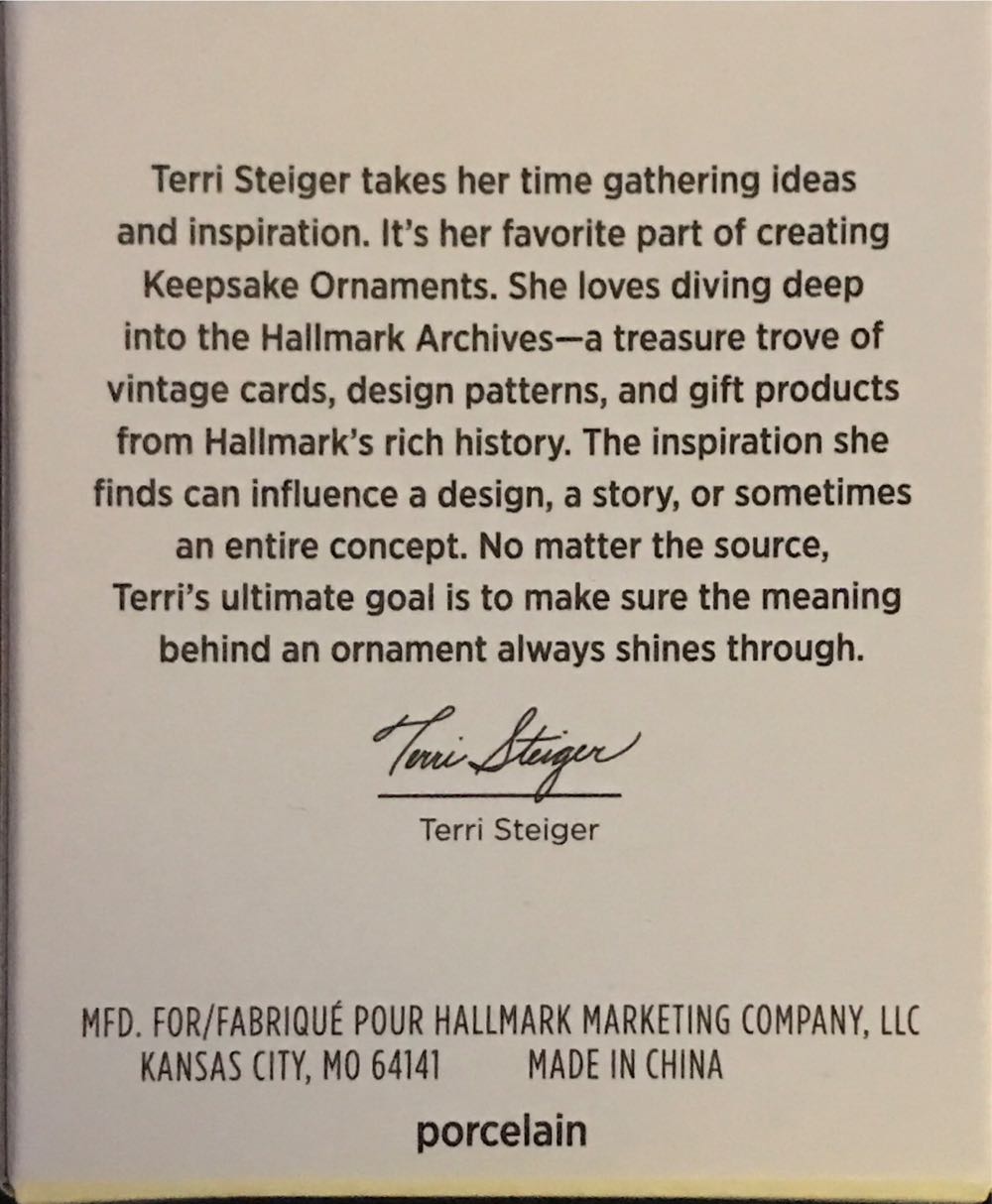 Snowflake Angel - Hallmark Miniature (Hallmark Keepsake Miniature) ornament collectible [Barcode 763795675715] - Main Image 2