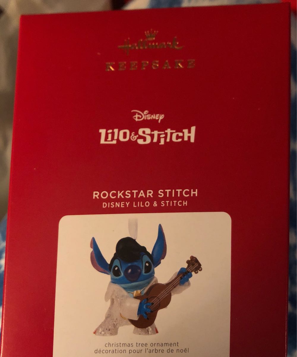Stitch Rockstar Stitch - Disney Lilo & Stitch (Walt Disney Animated Studios) ornament collectible [Barcode 763795680351] - Main Image 1