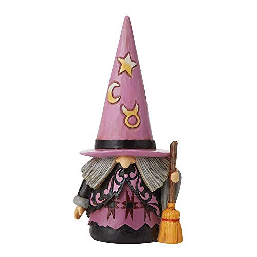 Enesco Jim Shore Witch Gnome Halloween Figurine 6009513  ornament collectible [Barcode 028399294008] - Main Image 1