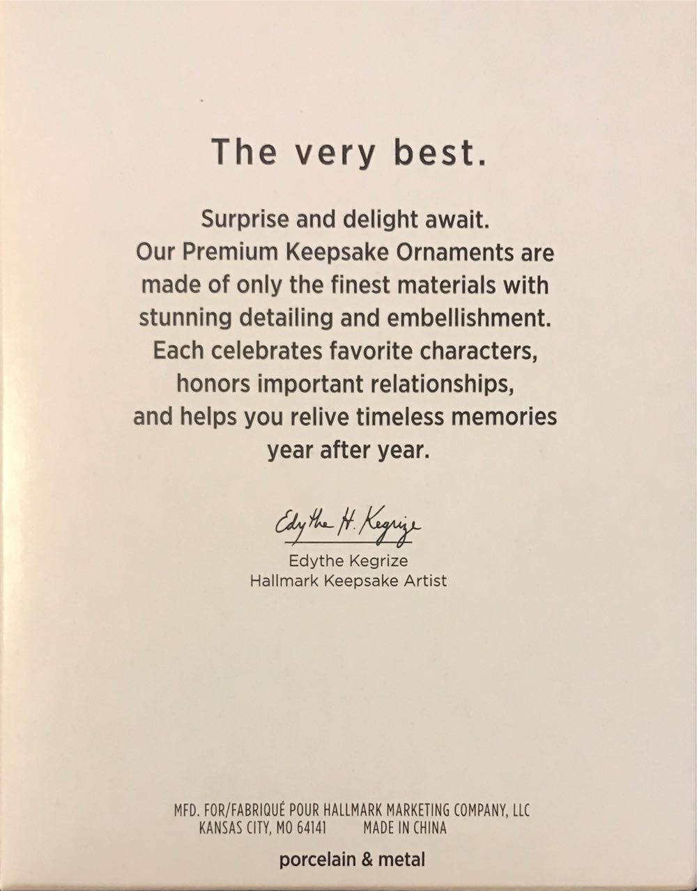 Peace Dove - The Very Best (Birds) ornament collectible [Barcode 763795706884] - Main Image 2