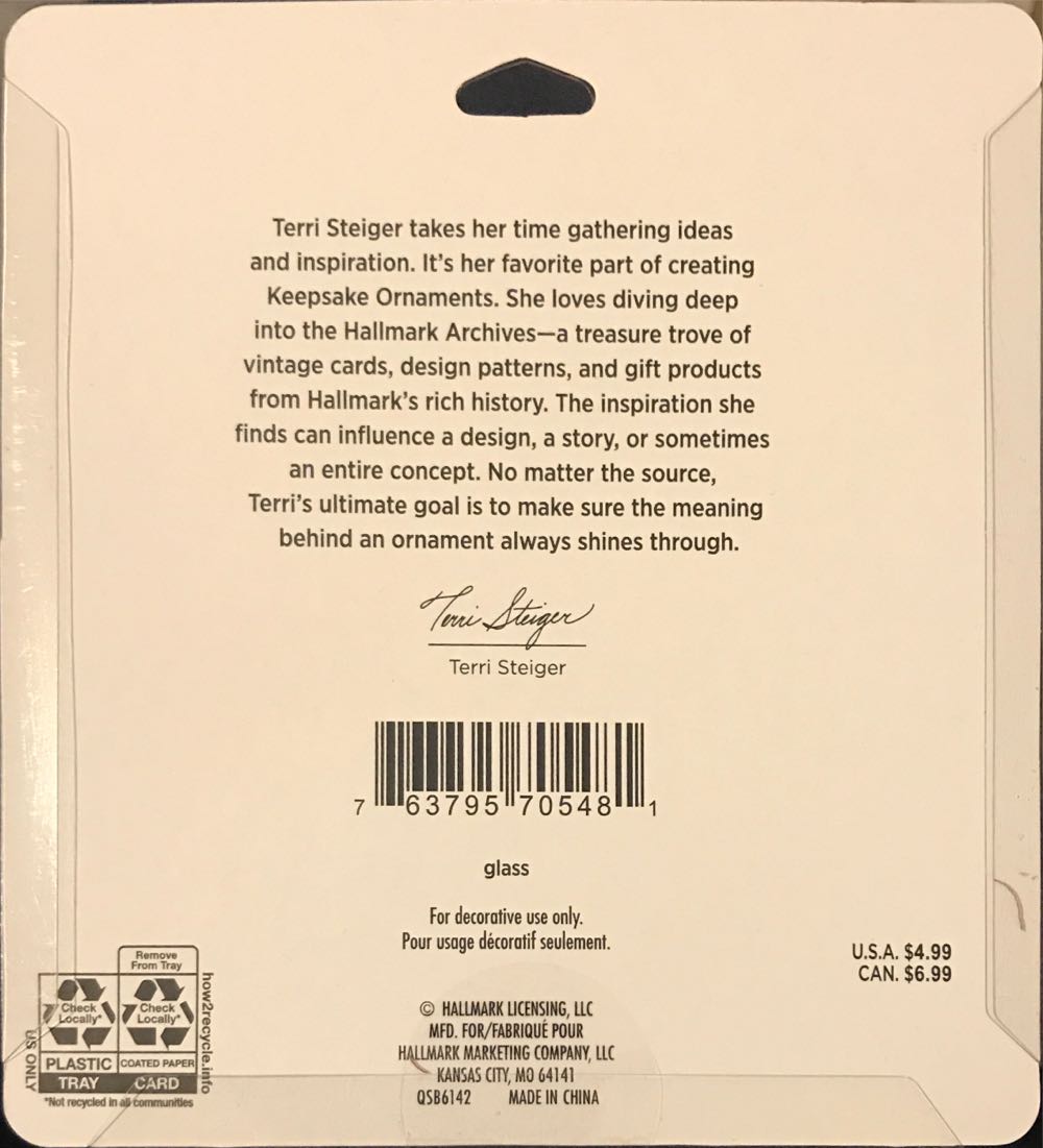 Mini Festive Miniature Ornament Set - Keepsake Miniatures (Miniature) ornament collectible [Barcode 763795705481] - Main Image 2