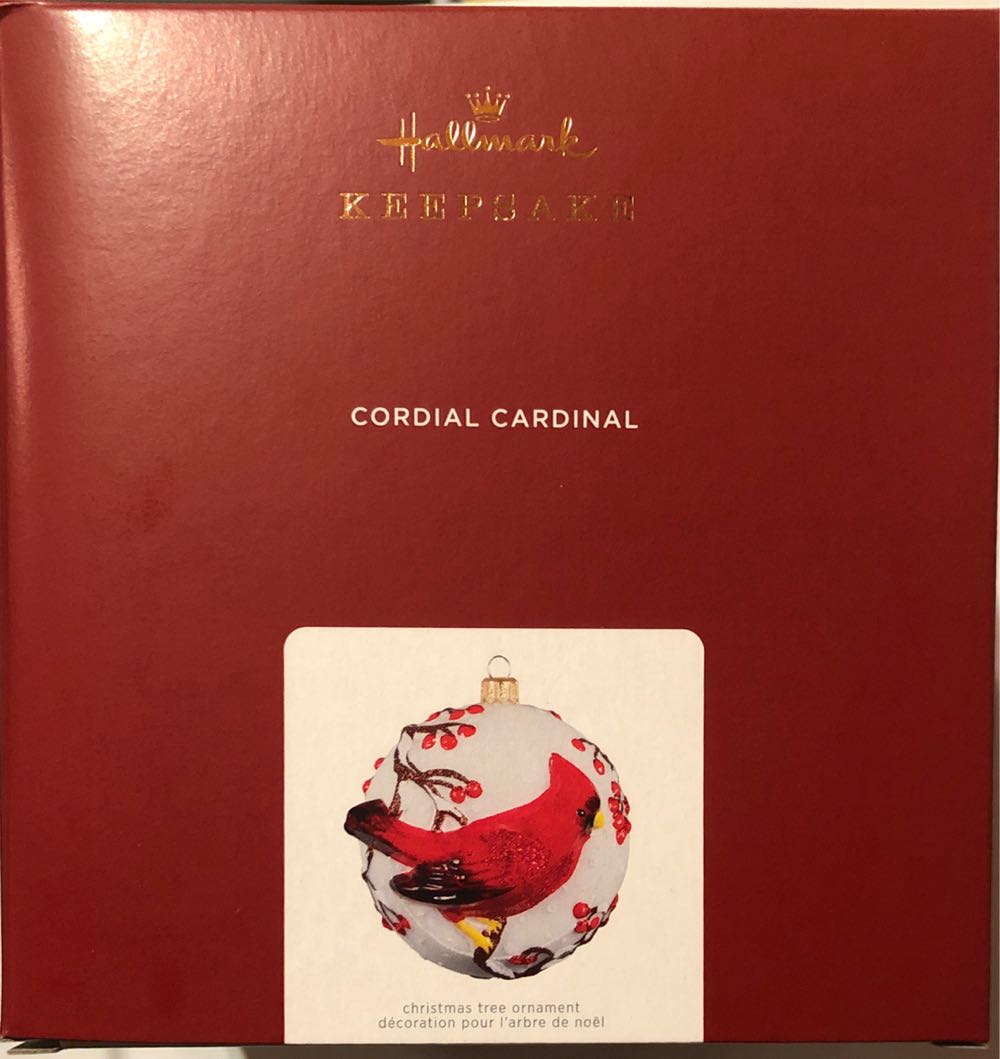 Cordial Cardinal - Birds (Cardinals) ornament collectible [Barcode 763795705085] - Main Image 2