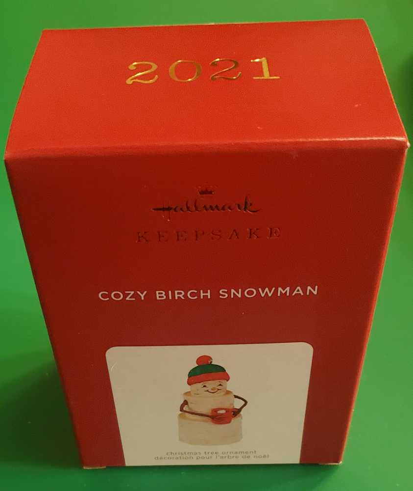 Cozy Birch Snowman - Birchwood (Birchwood) ornament collectible [Barcode 763795705894] - Main Image 3