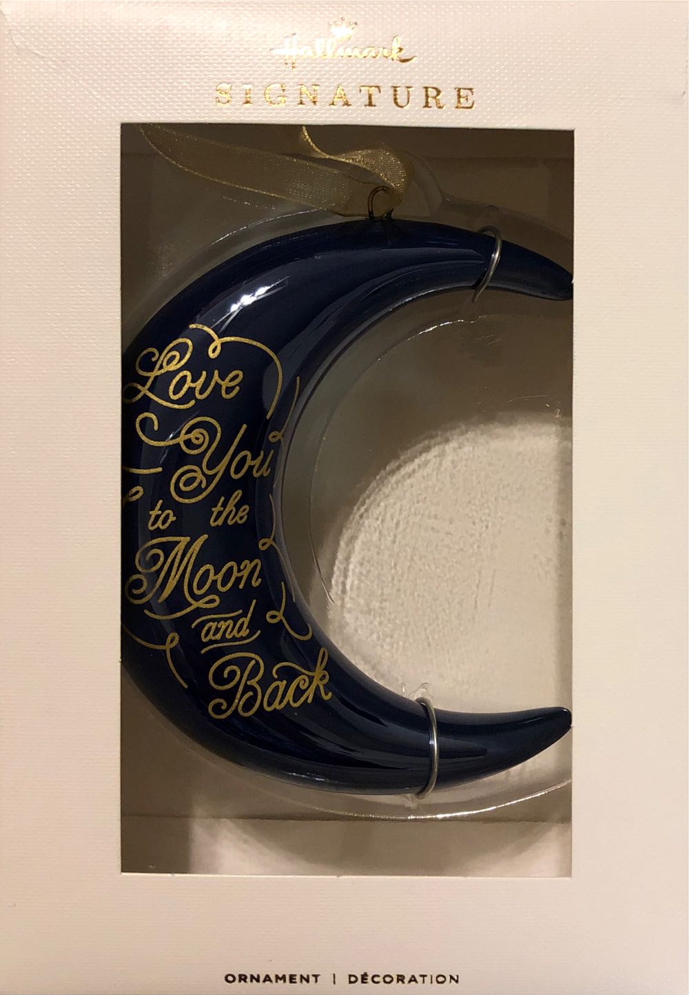 Love You To The Moon And Back - Hallmark Signature (Hallmark Keepsake Ornament) ornament collectible [Barcode 763795526048] - Main Image 2