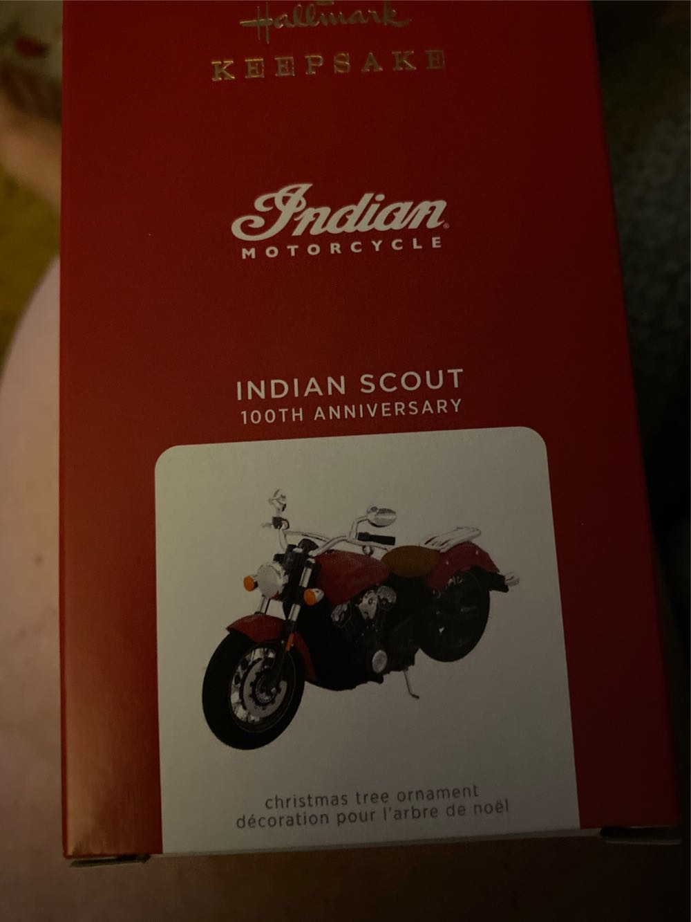 Indian Scout 100th Anniversary - Indian Motorcycles (Motorcycles) ornament collectible [Barcode 763795727636] - Main Image 1