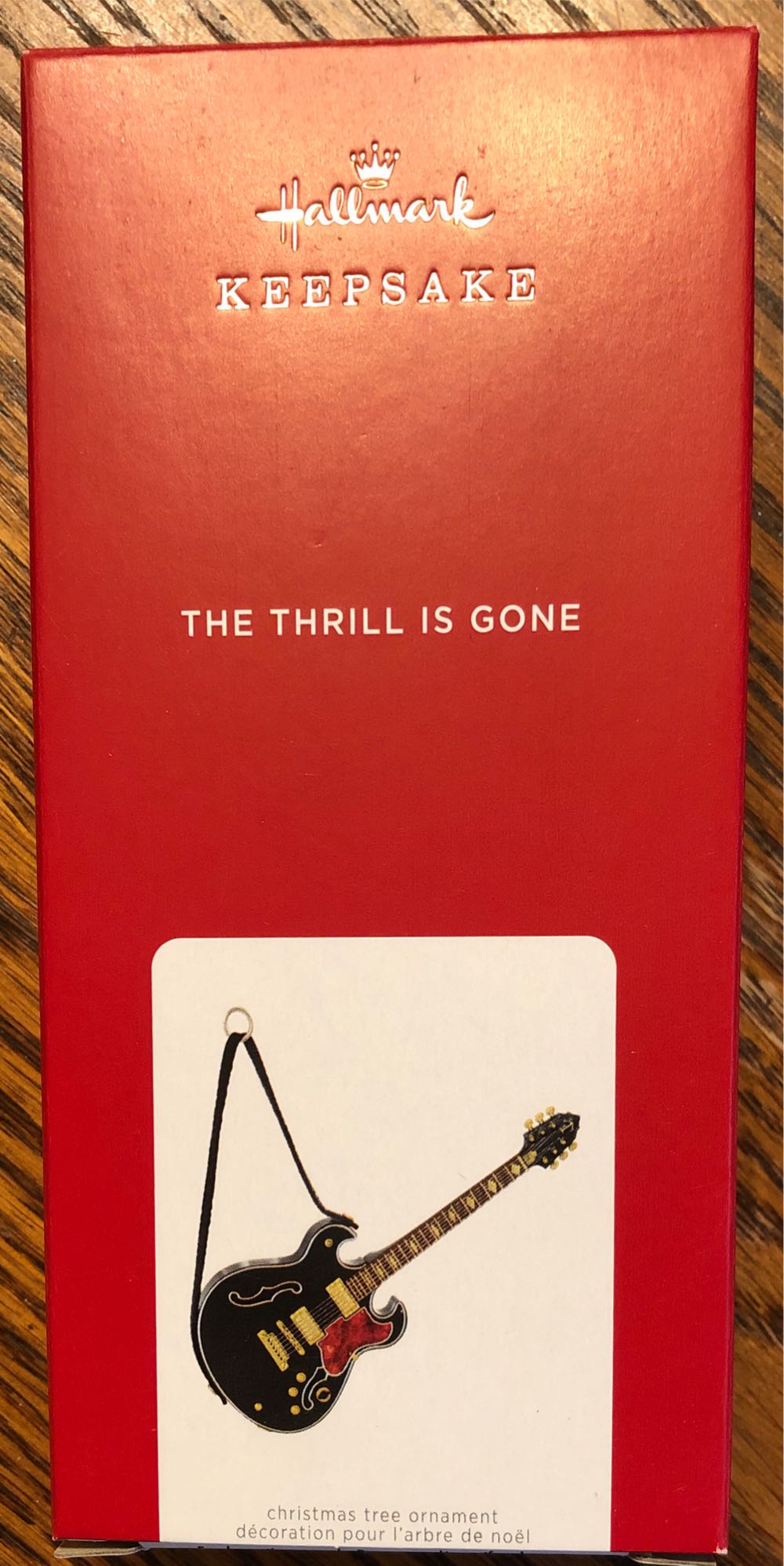 Hallmark The Thrill Is Gone Guitar Magic Sound Keepsake - Guitars (Iconic Songs) ornament collectible [Barcode 763795700523] - Main Image 2