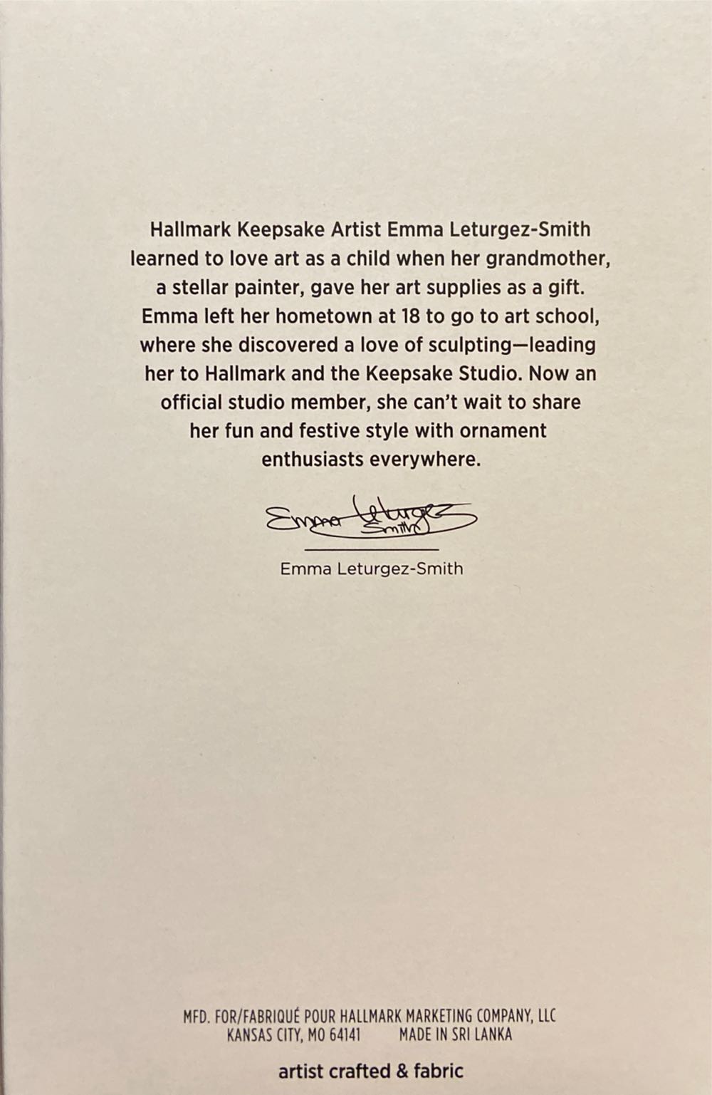 Holiday Barbie - Barbie (Barbie) ornament collectible [Barcode 763795730469] - Main Image 3