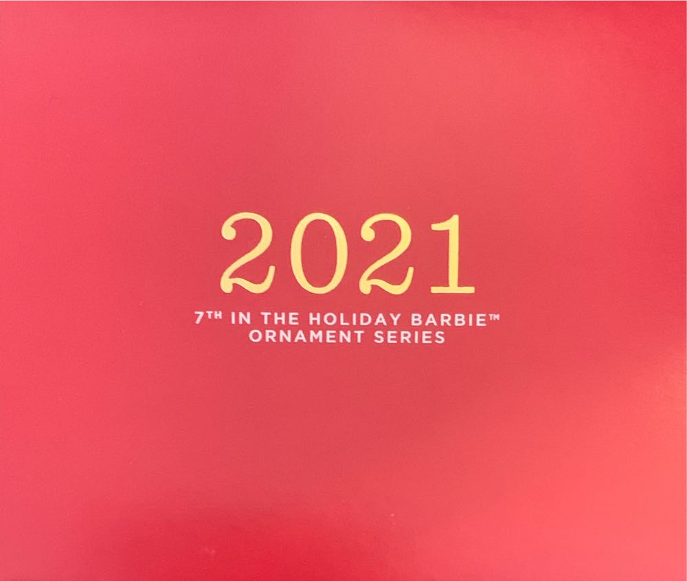 Holiday Barbie - Barbie (Barbie) ornament collectible [Barcode 763795730469] - Main Image 4
