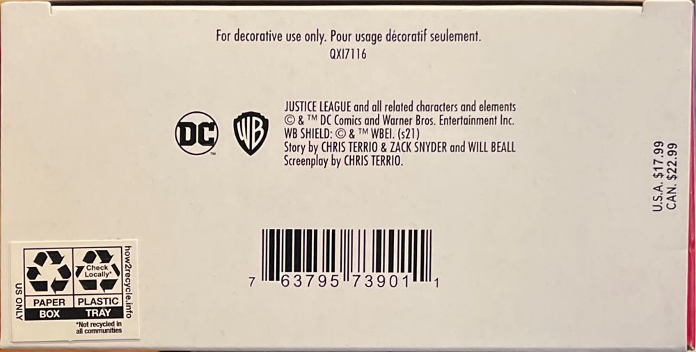 Superman - DC Comics: Justice League (Superheroes) ornament collectible [Barcode 763795739011] - Main Image 3