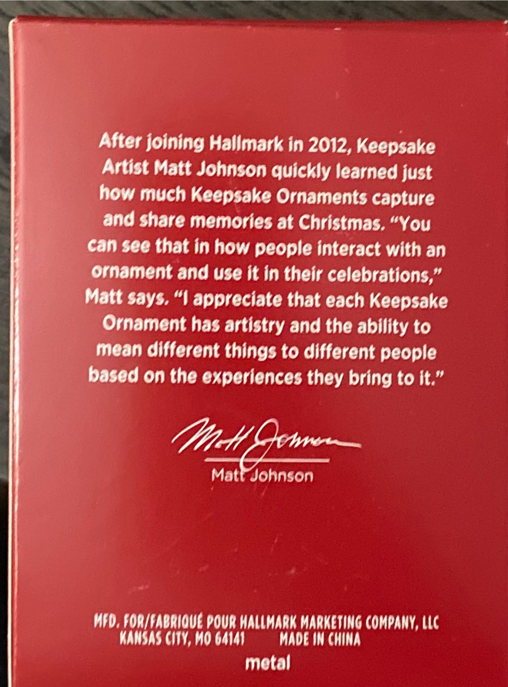 Life’s Next Journey - Misc (Life) ornament collectible [Barcode 763795617340] - Main Image 3