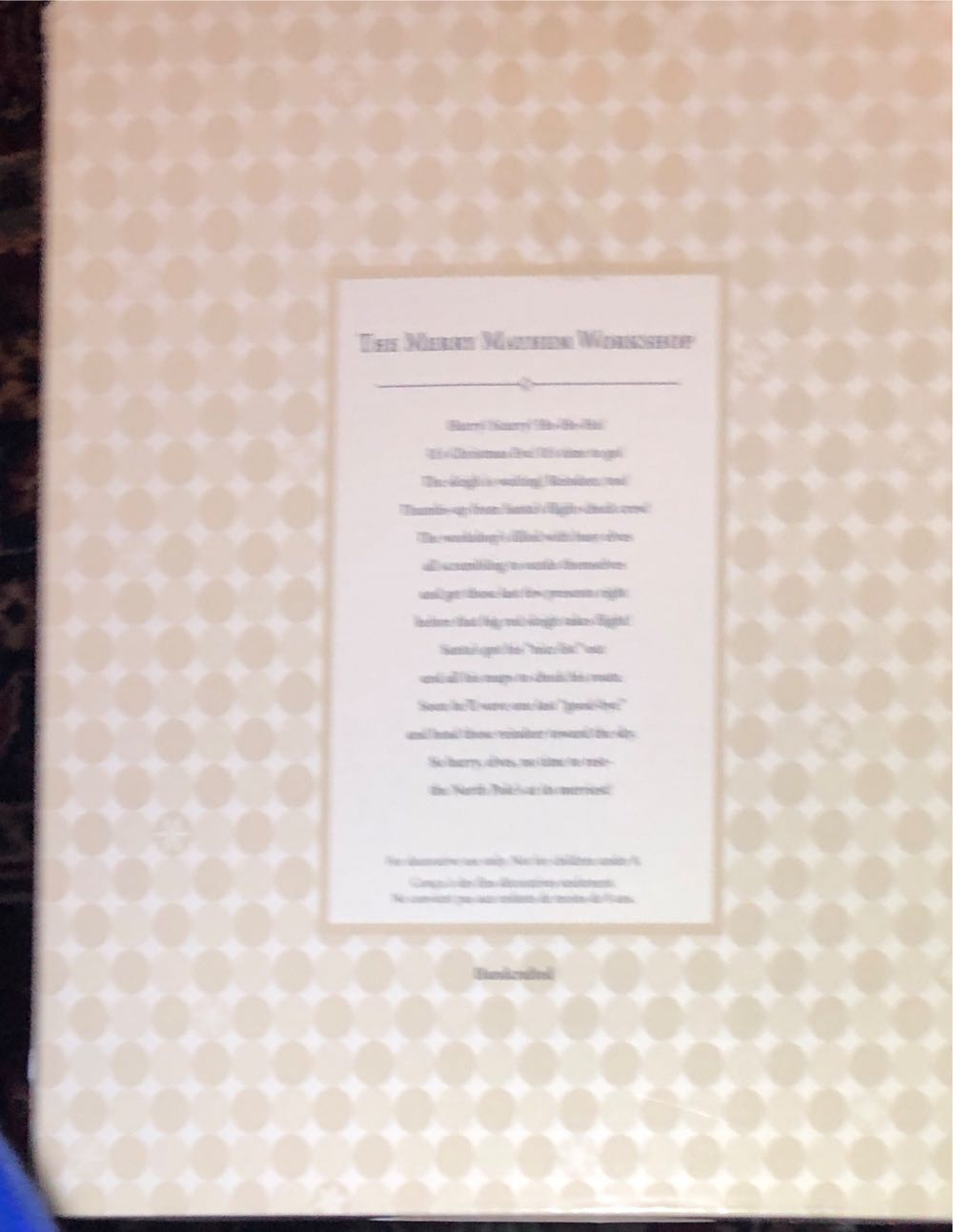 Merry Mayhem Workshop - Merry Mayhem Workshop (Santa’s Workshop) ornament collectible [Barcode 015012890105] - Main Image 3