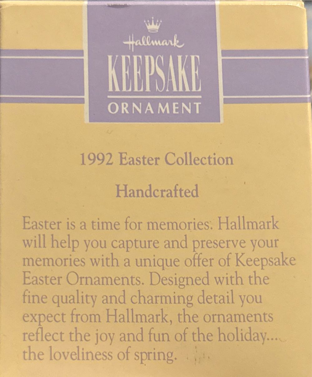 Easter Collection Bless You - Easter (Easter) ornament collectible [Barcode 070000045592] - Main Image 2