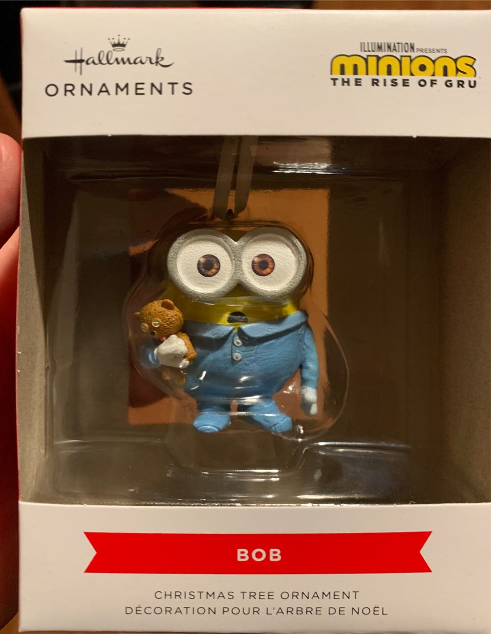 Hallmark Minions Bob The Minion In Pajamas Christmas ... - Minions ornament collectible [Barcode 763795721238] - Main Image 2