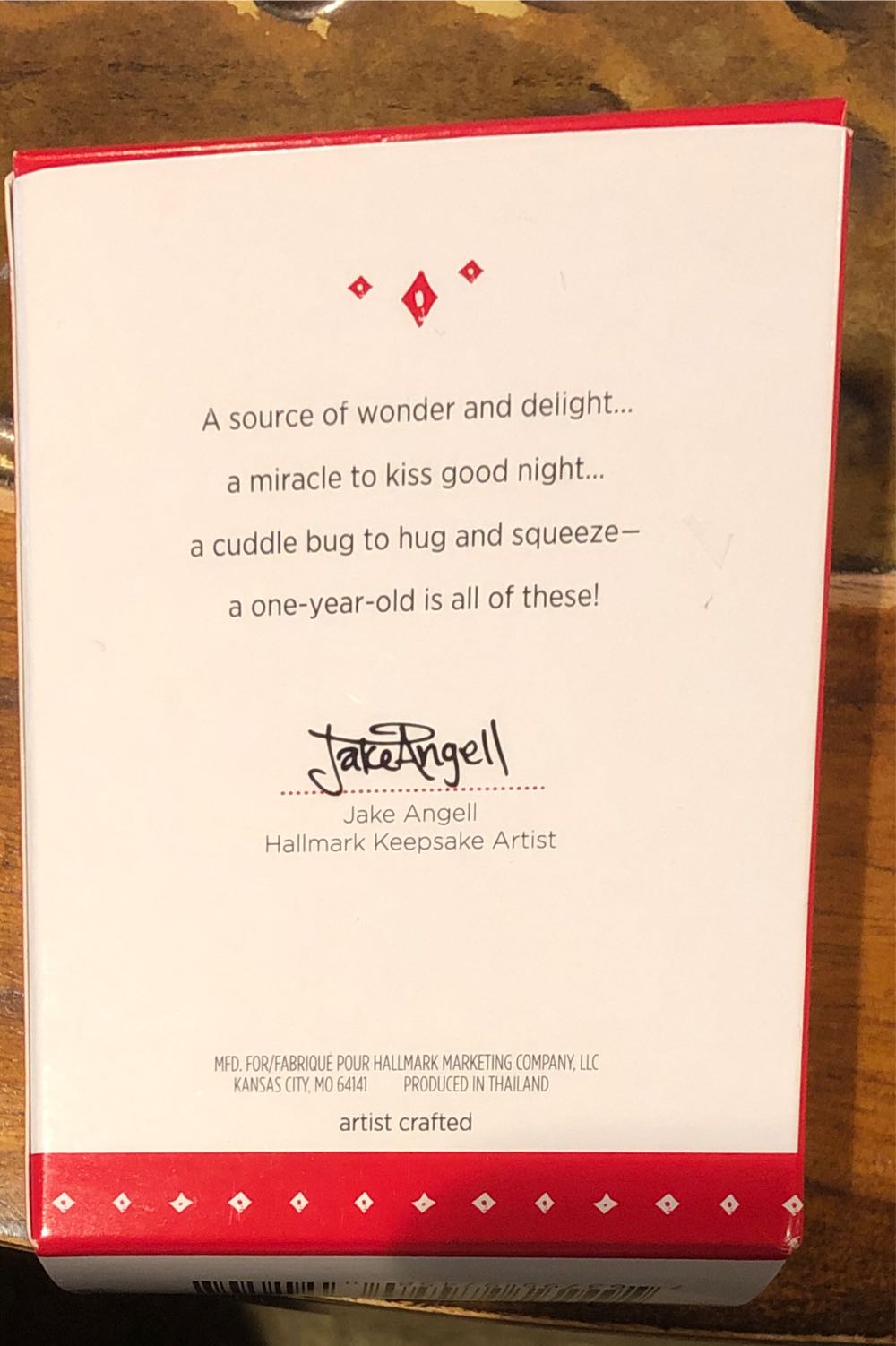 I Am One!  (Family) ornament collectible [Barcode 763795974580] - Main Image 3