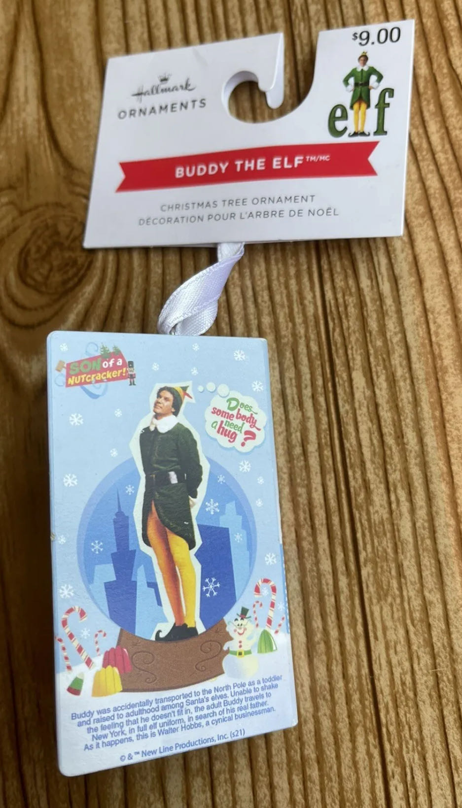 Buddy The Elf - Retro VHS Case - Elf (Movies & TV) ornament collectible [Barcode 763795736713] - Main Image 2