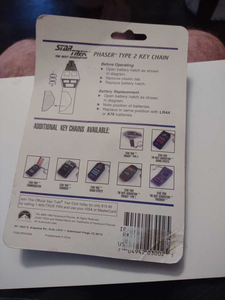 Stat Trek The Next Generation (Star Phaser Type)  ornament collectible [Barcode 704942030025] - Main Image 2