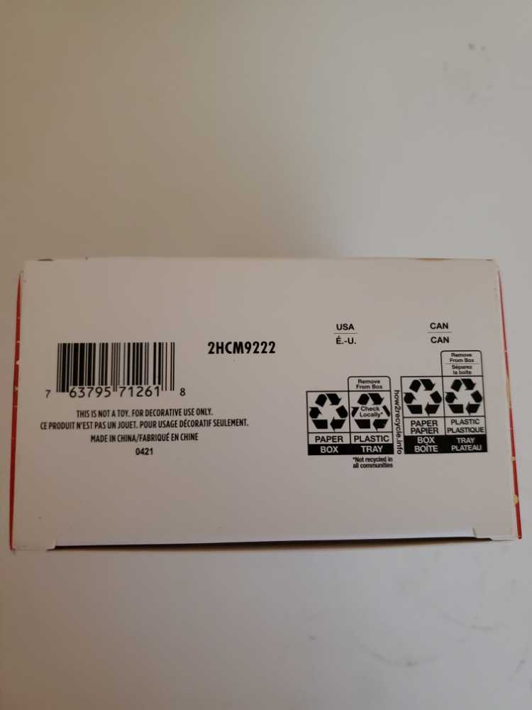 NBC - Jack Skellington Light Up Hallmark - Nightmare Before Christmas (Nightmare Before Christmas) ornament collectible [Barcode 763795712618] - Main Image 2