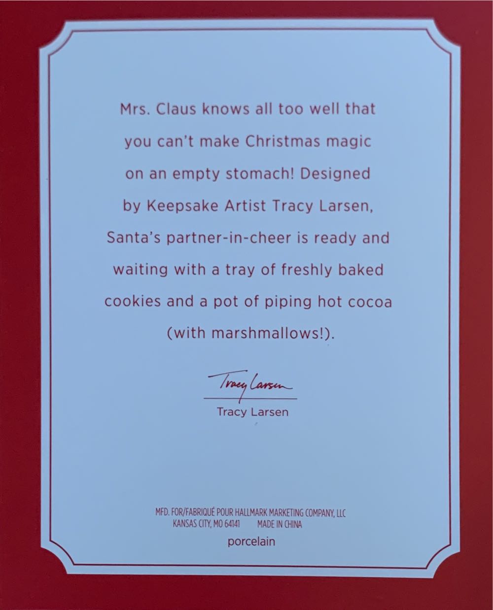 Mrs. Claus - KOC Club (KOC Member Exclusive) ornament collectible - Main Image 2