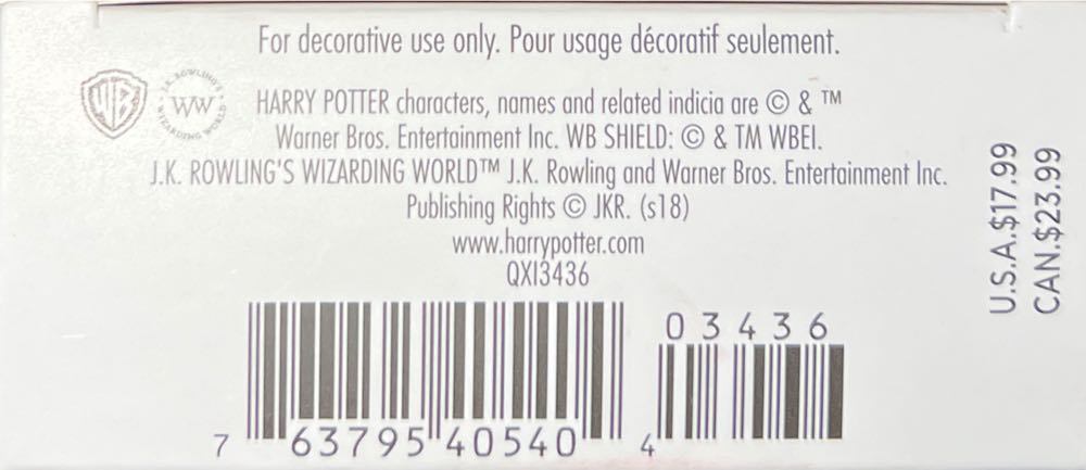 Harry Potter and the Sorcerer’s Stone 20th Anniversary - Harry Potter (Harry Potter) ornament collectible [Barcode 763795405404] - Main Image 4
