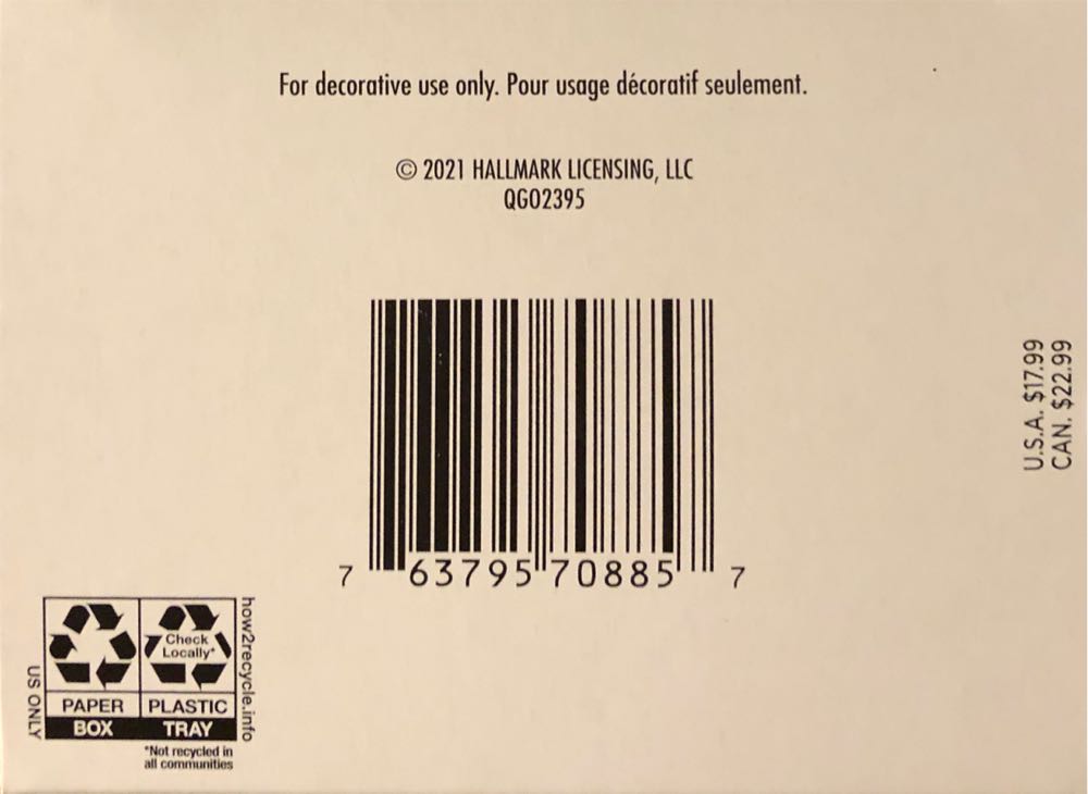 Golfing In The Snow - Sports (Golfing) ornament collectible [Barcode 763795708857] - Main Image 3