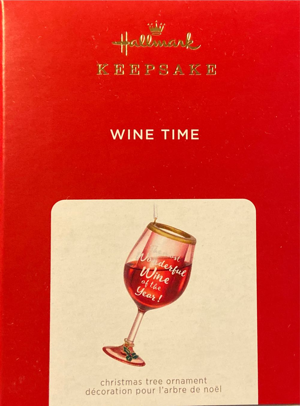 Wine Time - Sweets (Wine) ornament collectible [Barcode 763795700332] - Main Image 2