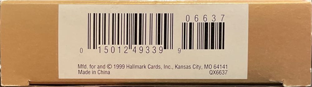 Santa Merry Motorcycle  (Santa) ornament collectible [Barcode 015012493399] - Main Image 3