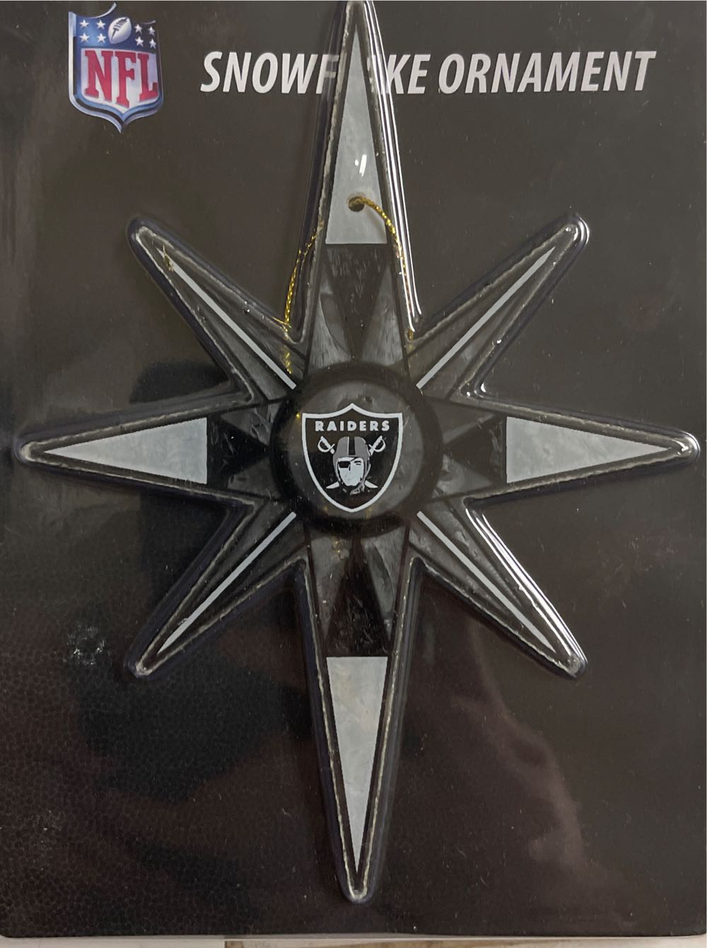 Raiders Snow Flake  ornament collectible [Barcode 888966022966] - Main Image 1