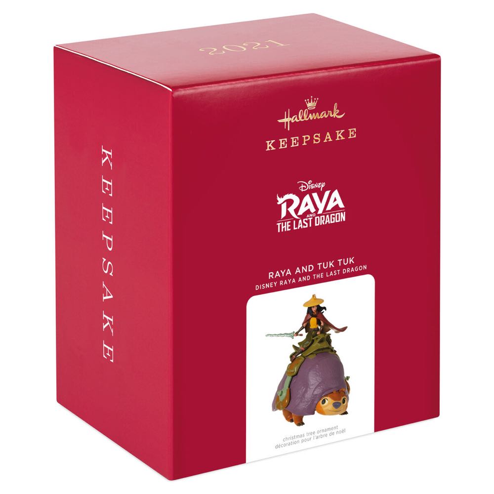 Raya And Tuk Tuk - Disney Raya And The Last Dragon (Walt Disney Animated Studios) ornament collectible [Barcode 763795706860] - Main Image 2