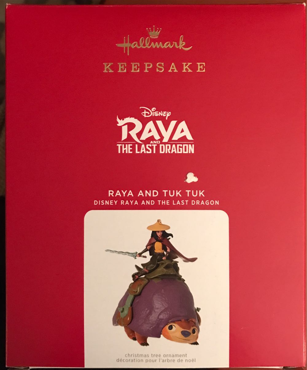 Raya And Tuk Tuk - Disney Raya And The Last Dragon (Walt Disney Animated Studios) ornament collectible [Barcode 763795706860] - Main Image 3